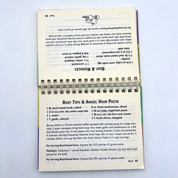 Better Health Vintage Cookbook Spiral Bound 2002 SchoolMate Recipes - Picture 8 of 9
